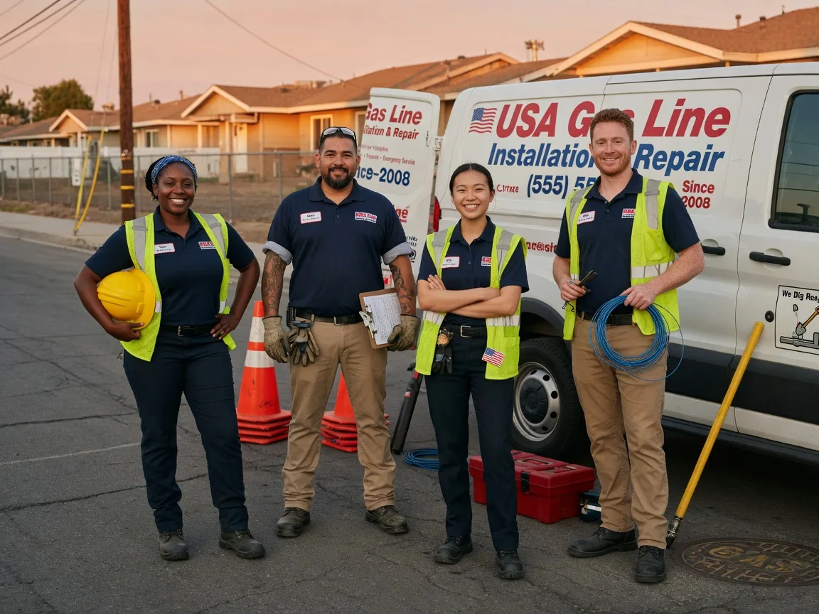 Gas Line Installation company in Harristown, IL